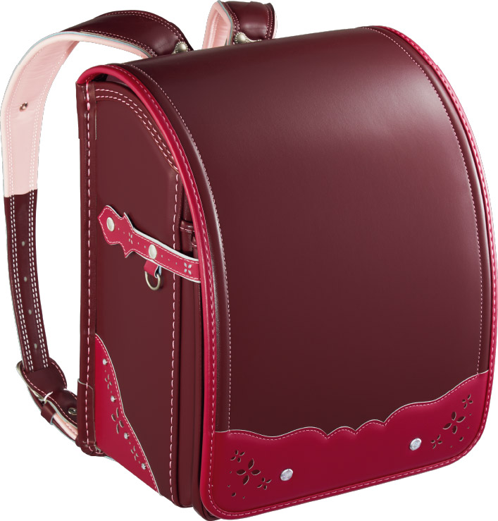 ボルドー×ローズピンク