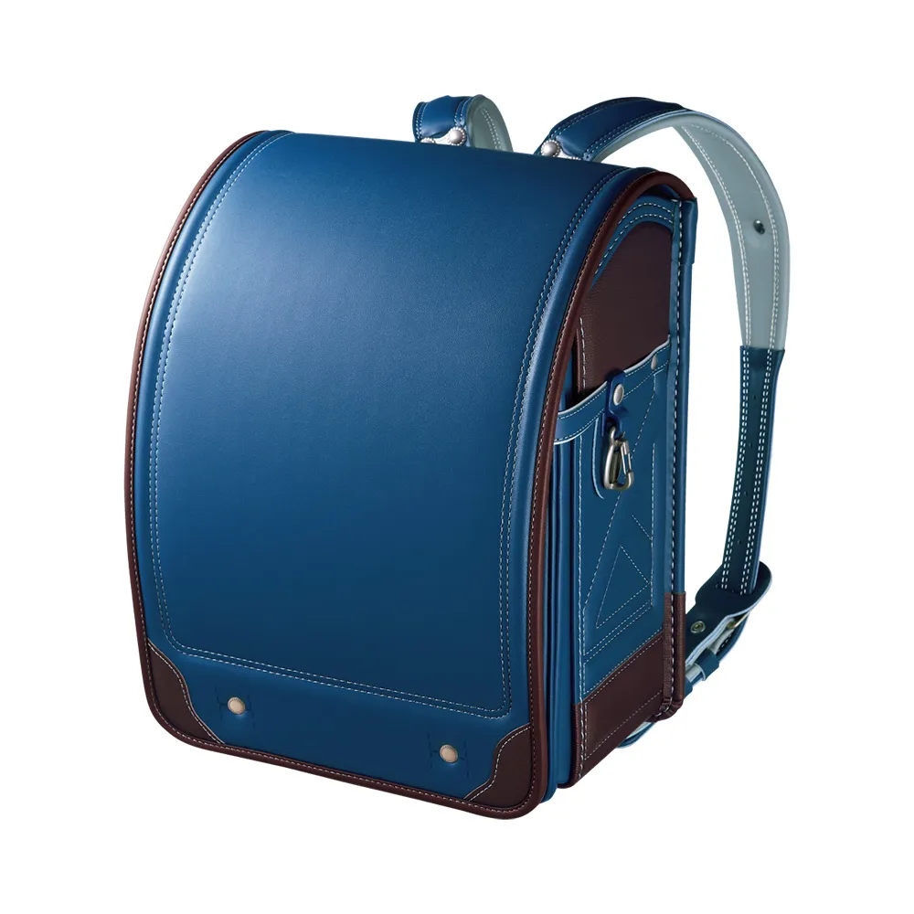 インディゴブルー×ブラウン