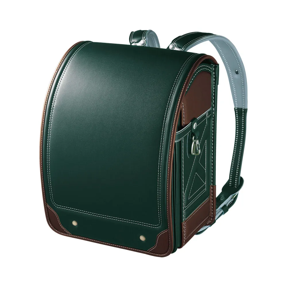 ダークグリーン×ブラウン